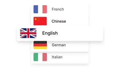 Supports 99+ Languages